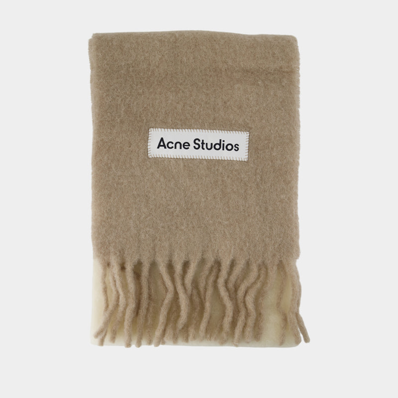 Fn Ux Scar000443 Scarf - Acne Studios - Wool - Beige