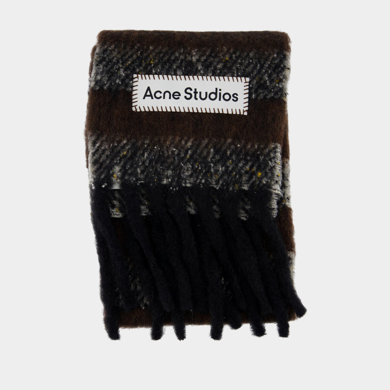 Scarf Fn Ux Scar000407 - Acne Studios - Wool - Black
