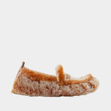 Bojan Ballerinas - Acne Studios - Shearling - Orange