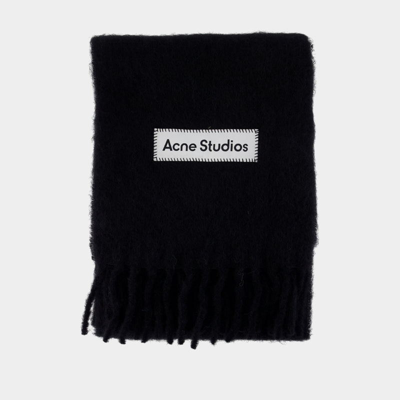 Fn Ux Scar000467 Scarf - Acne Studios - Wool - Black