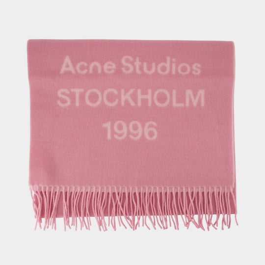 Fn Ux Scar000465 Scarf - Acne Studios - Wool - Pink
