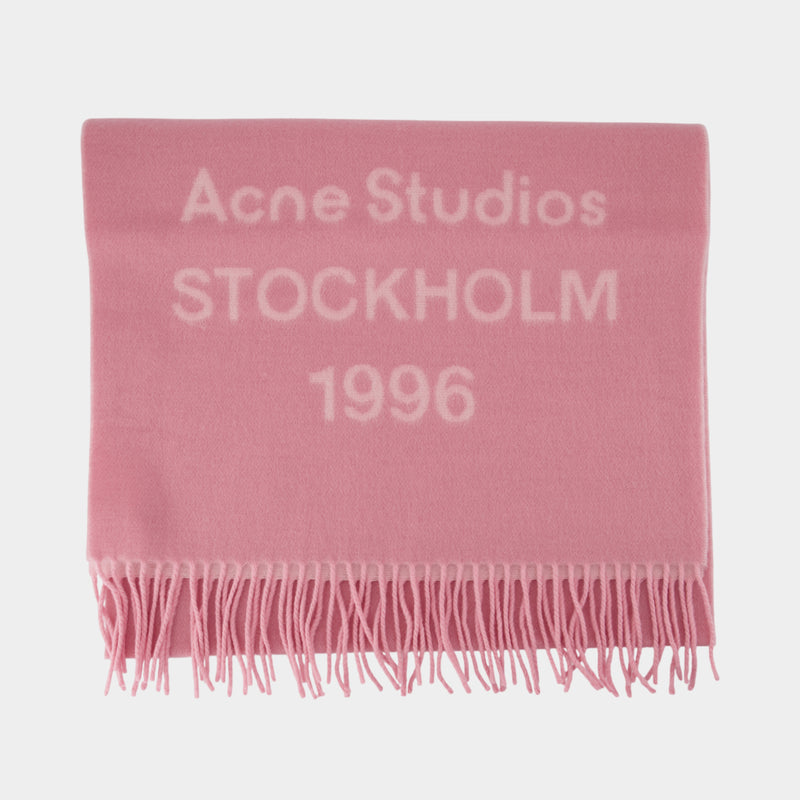Fn Ux Scar000465 Scarf - Acne Studios - Wool - Pink