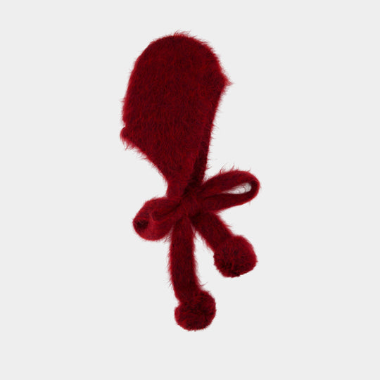 Fn Ux Accs000195 Beanie - Acne Studios - Wool - Burgundy