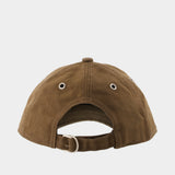 Cap - Acne Studios - Cotton - Brown