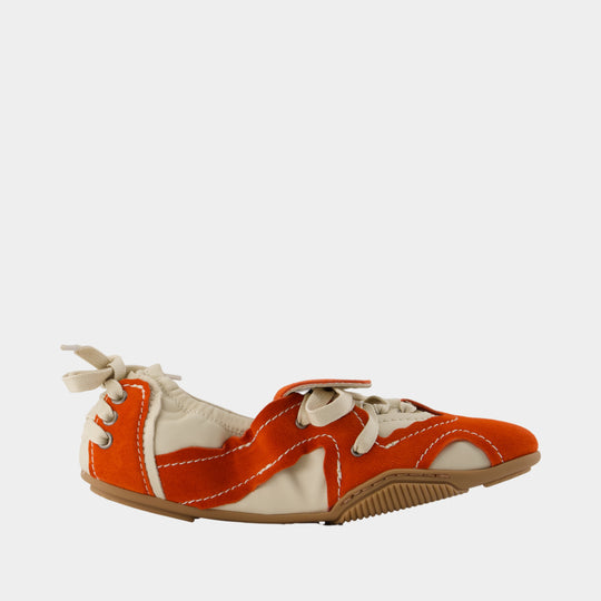 Sneakers - Acne Studios - Leather - Orange