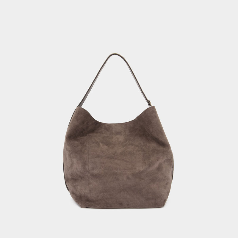 Belted Shopper Bag - TOTEME - Leather - Brown