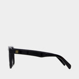Navigator Sunglasses - TOTEME - Acetate - Black
