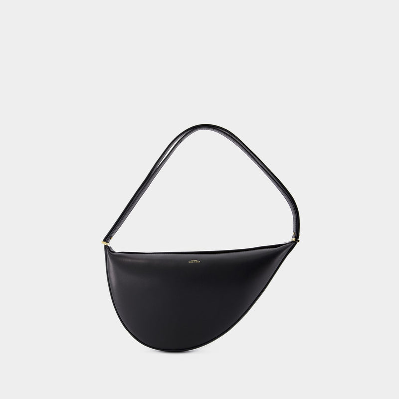 Scoop Shoulder Bag - TOTEME - Leather - Black