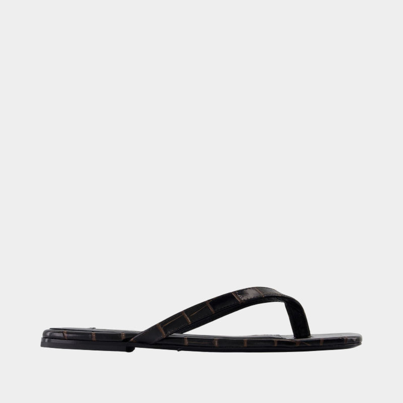Sandals - TOTEME - Leather - Brown