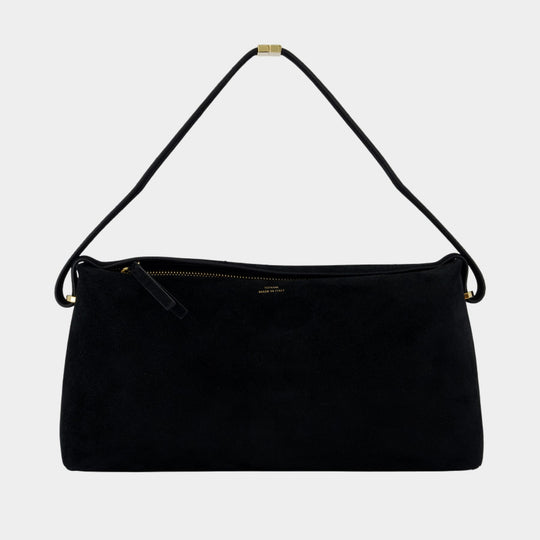 Scoop Pouch - TOTEME - Leather - Black