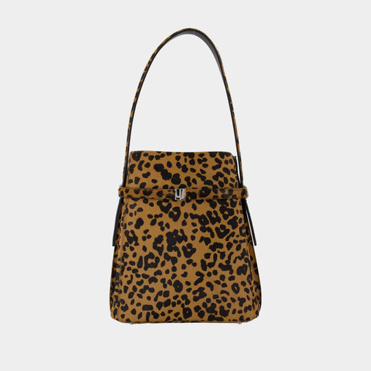 Belted Pony Hair Purse - TOTEME - Leather - Printed