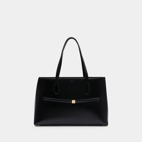 Naplack Lounge Shopper Bag - TOTEME - Leather - Black
