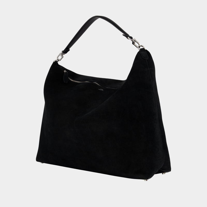 Scoop Shopper Bag - TOTEME - Leather - Black
