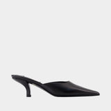 Sharp Sandals - TOTEME - Leather - Black