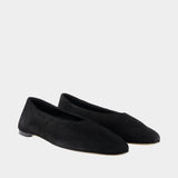 Slip Ballerinas - TOTEME - Leather - Black