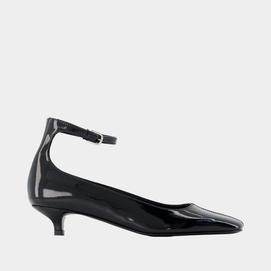 Anklet Pumps - TOTEME - Leather - Black