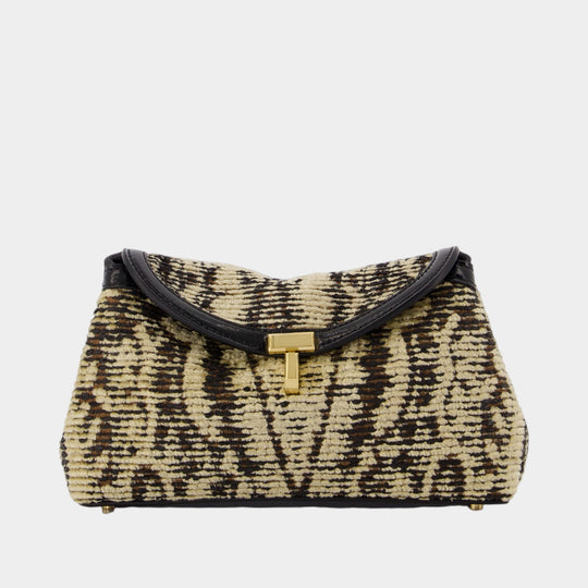 Mini T-Lock Paisley Clutch - TOTEME - Synthetic - Black