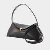 T-Lock Shoulder Bag - TOTEME - Leather - Black