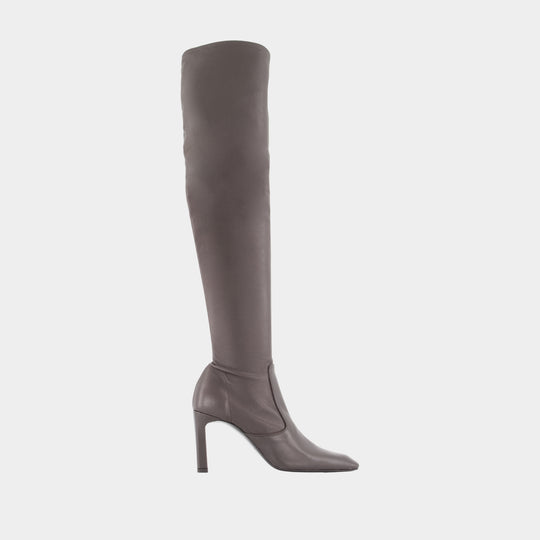 Over The Knee Boots - TOTEME - Leather - Brown