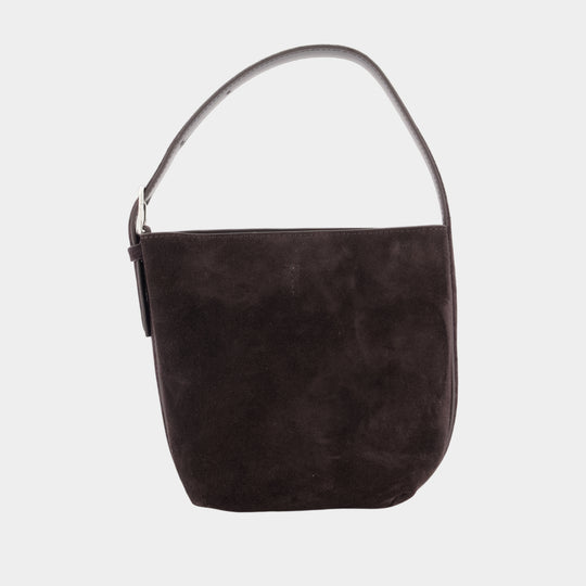 Petite Belted Shopper Bag - TOTEME - Leather - Brown