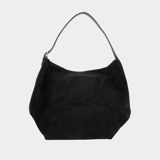 Belted Shopper Bag - TOTEME - Leather - Black
