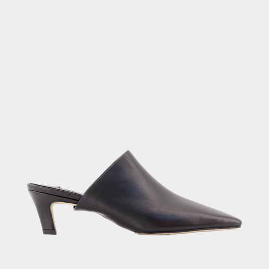 Mules - TOTEME - Leather - Black