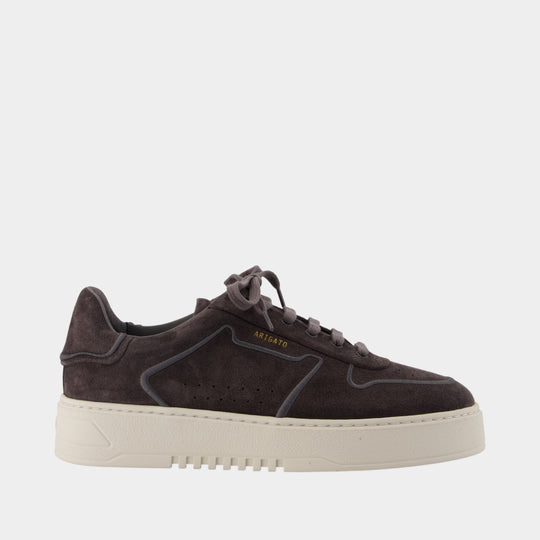 Orbit Embroidery Trainers - Axel Arigato - Leather - Dark Grey