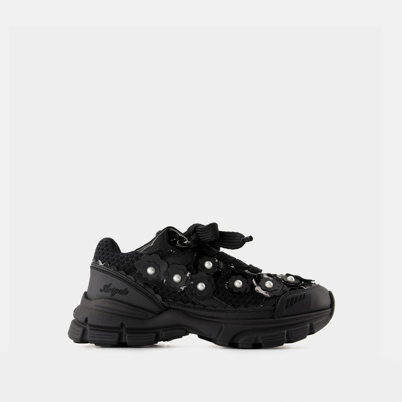 Marathon Flwr Sneakers - Axel Arigato - Leather - Black