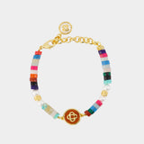 Multi Bead Bracelet - Casablanca - Metal - Multicolor