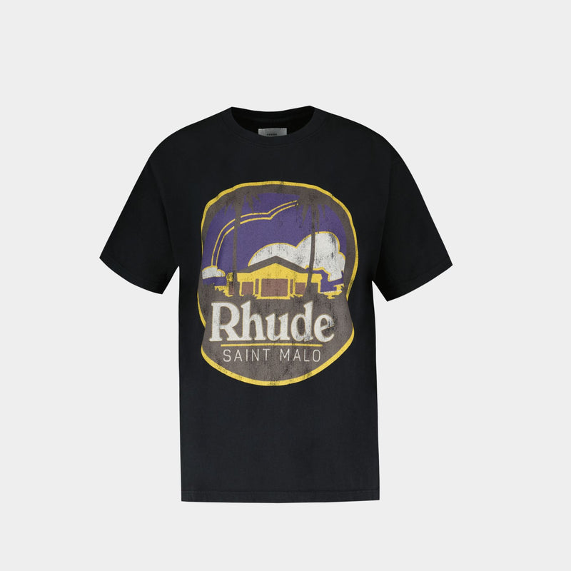 Saint Malo T-Shirt - Rhude - Cotton - Black