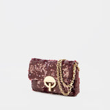 Nano Moon Crossbody - Vanessa Bruno - Synthetic - Burgundy