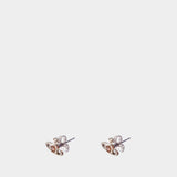Nano Solitaire Earrings - Vivienne Westwood - Metal - Silver