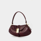 B Kat Shoulder Bag - Ganni - Synthetic - Burgundy