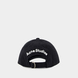 Cap - Acne Studios - Cotton - Black