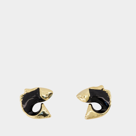 Les Boucles Poisson - Jacquemus - Metal - Black
