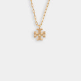 Icon Pendant Necklace - Tory Burch - Metal - Gold
