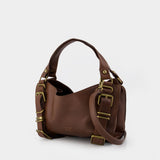 D-One Top handle S Shopper Bag - DIESEL - Leather - Brown