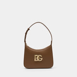 Vitello Liscio Oro Shoulder Bag - Dolce&Gabbana - Leather - Brown