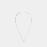 Icon Enamel Pendant Necklace - Tory Burch - Metal - Gold