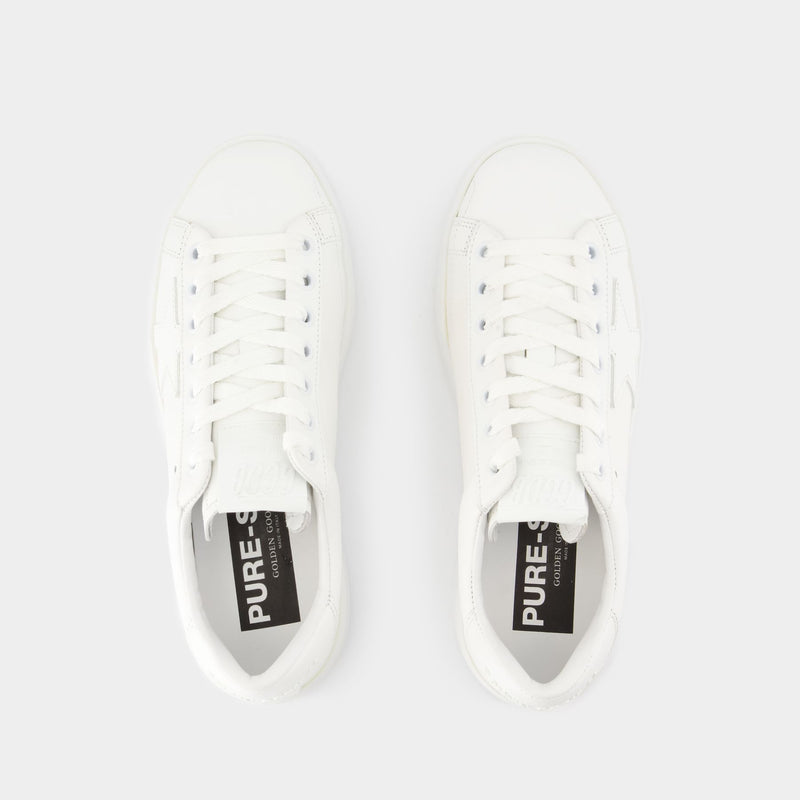 Pure Star Sneakers - Golden Goose - White - Rubber