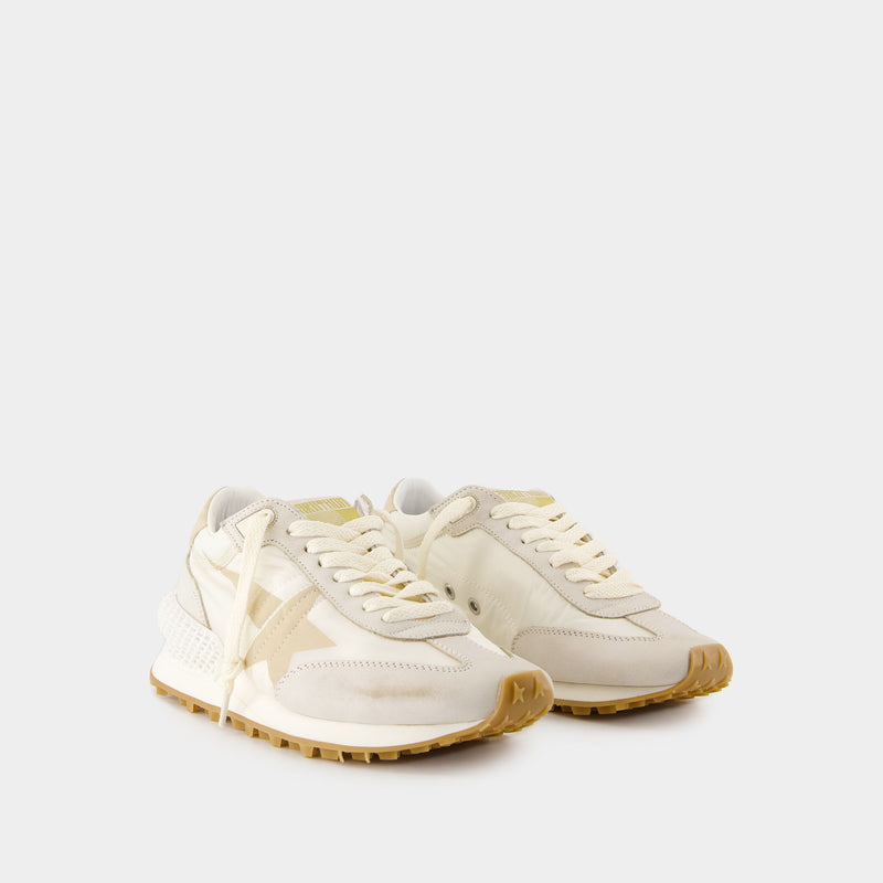Running Marathon Sneakers - Golden Goose Deluxe Brand - Nylon - Grey