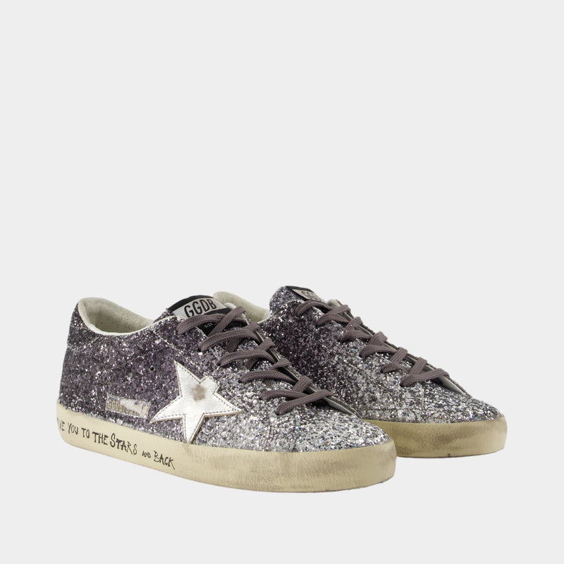 Super Star Sneakers - Golden Goose Deluxe Brand - Leather - Silver