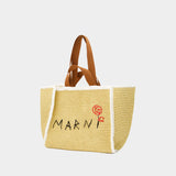 Sillo Medium Shoulder Bag - Marni - Synthetic - Beige