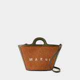 Tropicalia Small Purse - Marni - Cotton - Brick/Olive