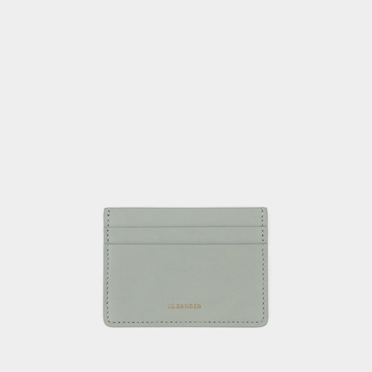 Card Holder - Jil Sander - Leather - Tobacco