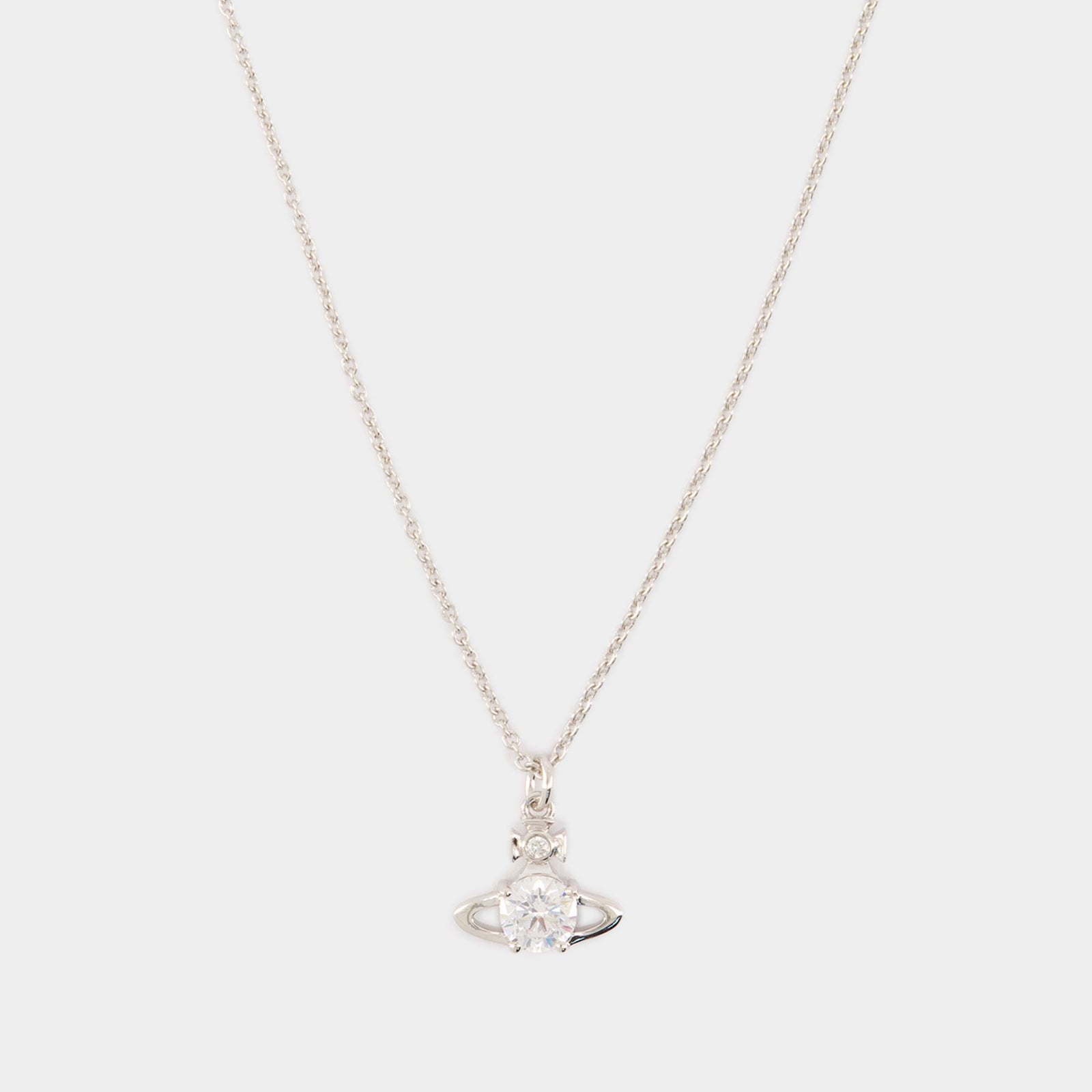 Reina Pendant - Vivienne Westwood - Silver - White Reina Pendant - Vivienne Westwood - Silver - White