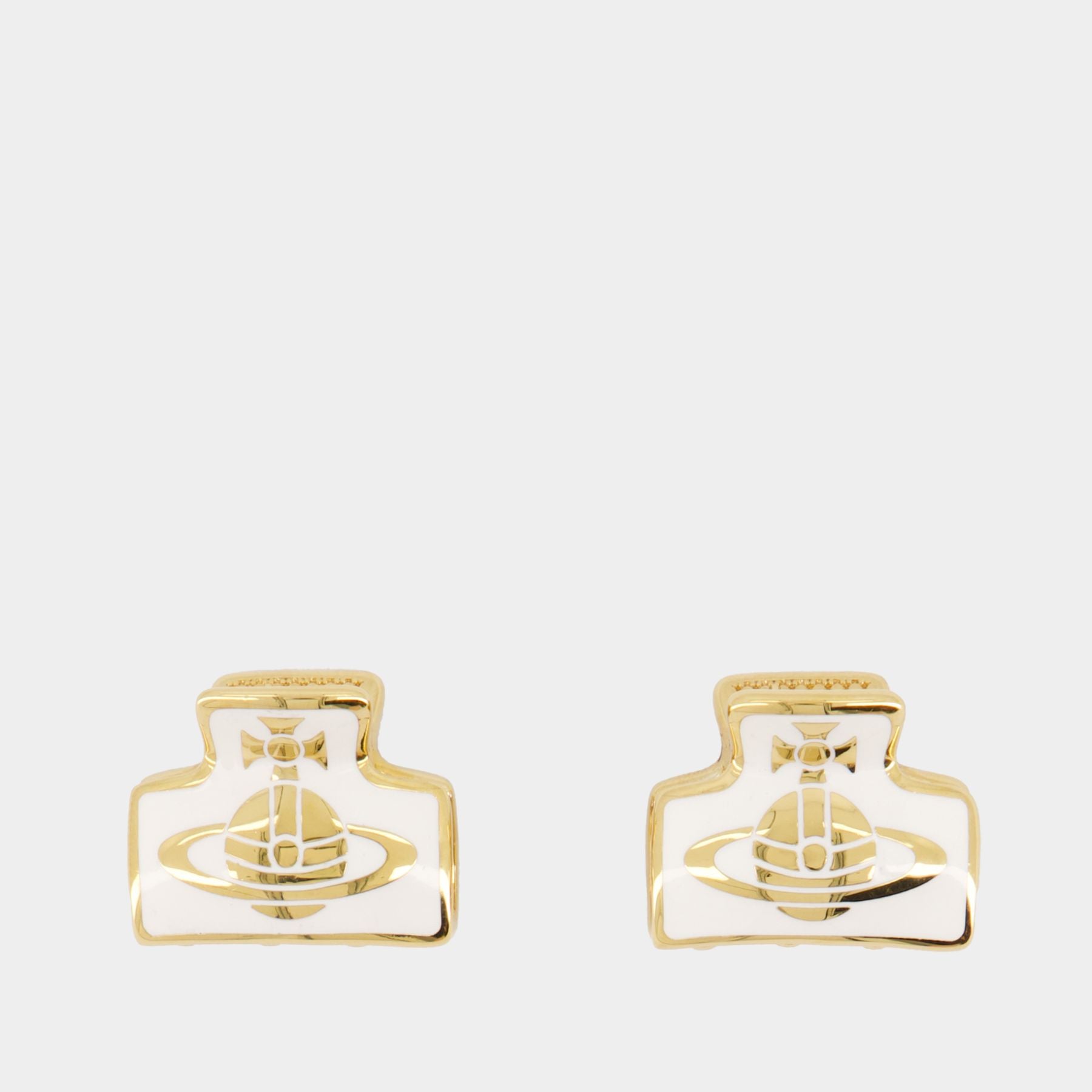 Mini Claw Hair Clips Vivienne Westwood Metal Gold
