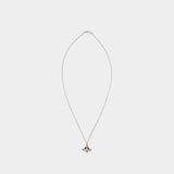 Man. Diamante Heart Pendant - Vivienne Westwood - Metal - Black