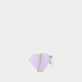 Moire Heart Wristlet Bag - Vivienne Westwood - Synthetic - Purple