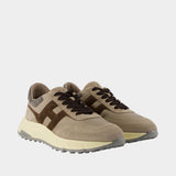 Hyperlight Allacciato H Sneakers - Hogan - Leather - Brown